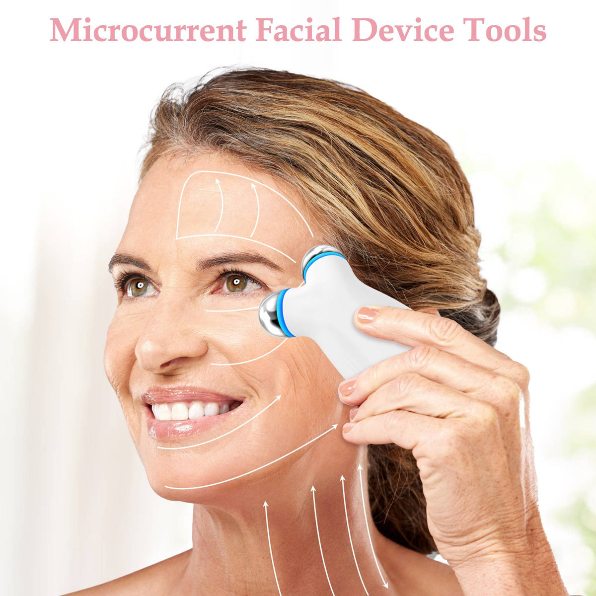 MicroLift device in use on jawline