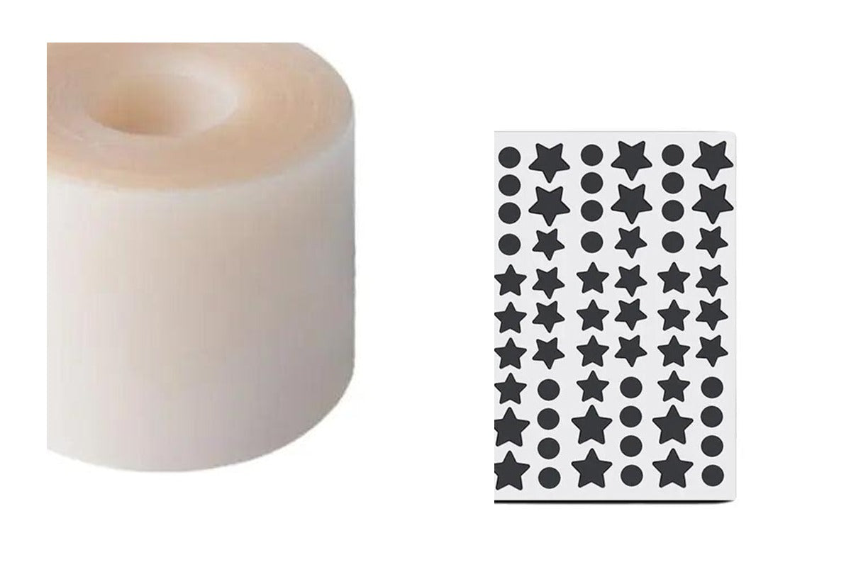 Blemish Duo Bundle - hydrocolloid tape roll and star acne patches