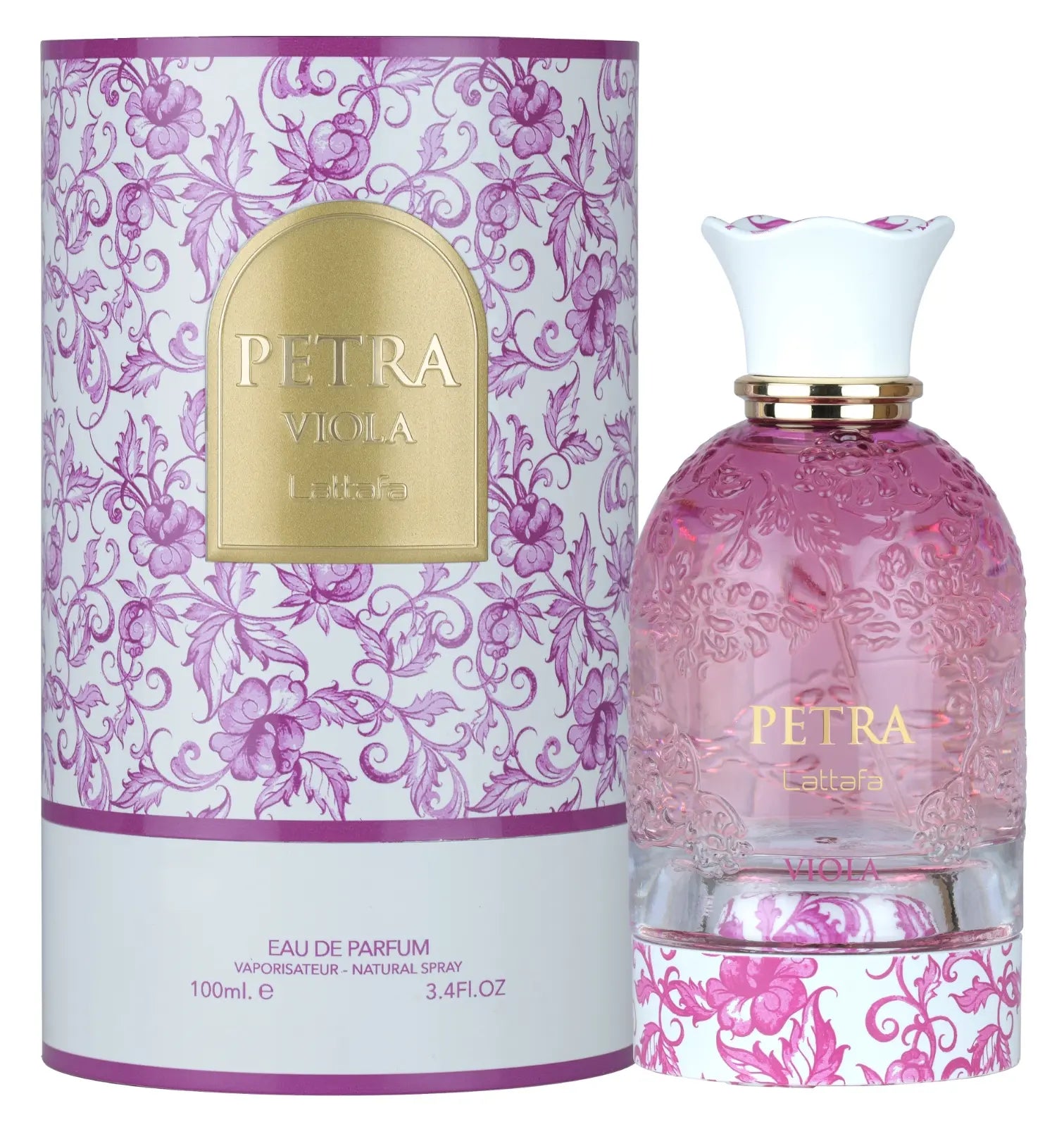Lattafa Petra Viola Eau de Parfum 100ml bottle