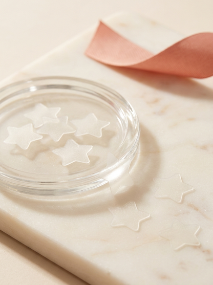 Star hydrocolloid acne patches studio photo